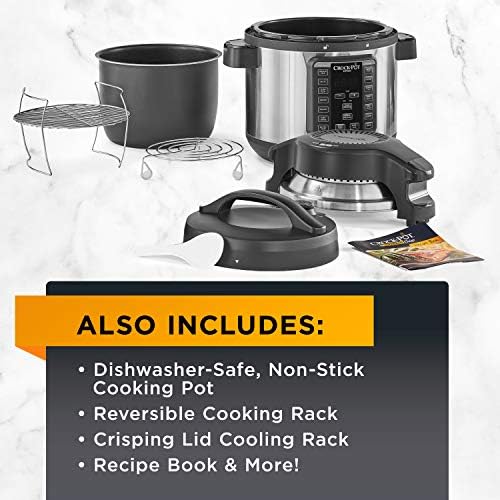 Crock-Pot Express Crisp 8 Quart 10-in-1 Pressure Cooker v3006