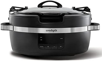 Crock-Pot Thermoshield 6 Quart Slow Cooker with Carry Handles v3012