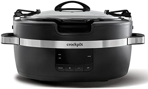 Crock-Pot Thermoshield 6 Quart Slow Cooker with Carry Handles v3012