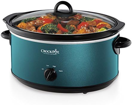 Crock-Pot 7 Quart Manual Slow Cooker – Turquoise v3025
