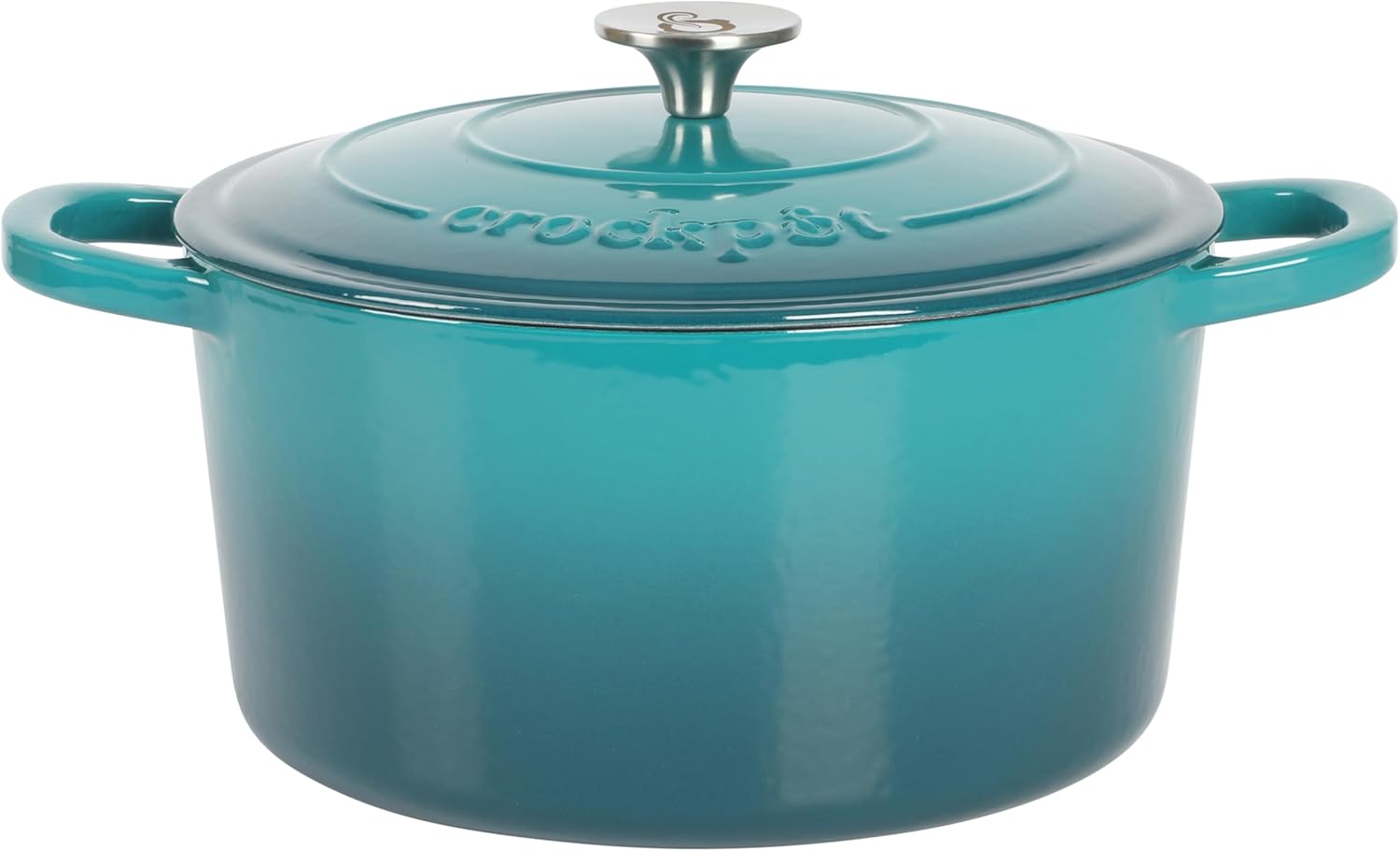 Crock-Pot 3 Quart Enameled Cast Iron Dutch Oven – Aqua v3002