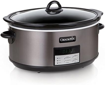 Crock-Pot 8 Quart Programmable Slow Cooker with Auto Warm v3028
