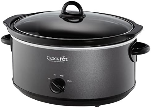 Crock-Pot 7 Quart Slow Cooker – Charcoal v3009 v3x6