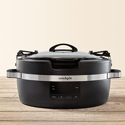 Crock-Pot Thermoshield 6 Quart Slow Cooker with Carry Handles v3012