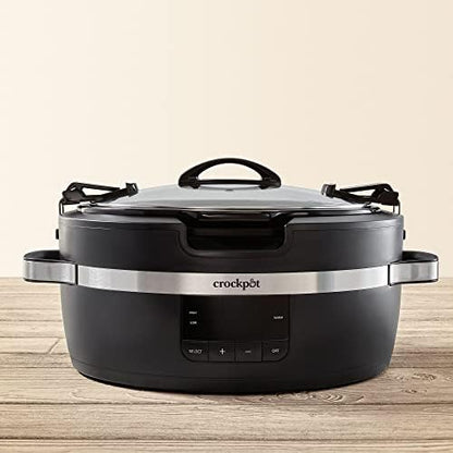 Crock-Pot Thermoshield 6 Quart Slow Cooker with Carry Handles v3012
