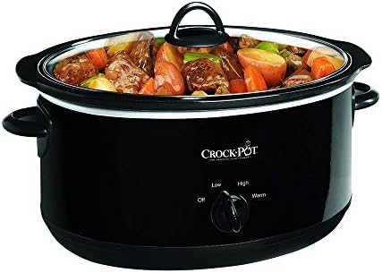 Crock-Pot 8 Quart Manual Slow Cooker – Black v3010