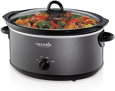 Crock-Pot 7 Quart Slow Cooker – Charcoal v3009