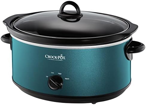 Crock-Pot 7 Quart Manual Slow Cooker – Turquoise v3025