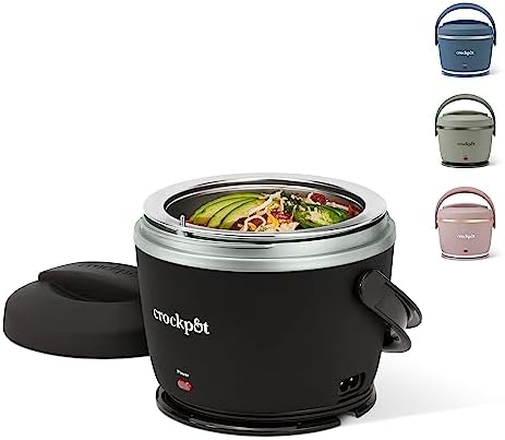 Crock-Pot Electric Lunch Box Food Warmer 20oz – Black v3026 v3x1
