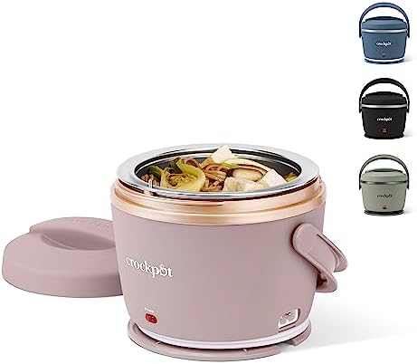 Crock-Pot Electric Lunch Box Food Warmer 20oz – Blush Pink v3018