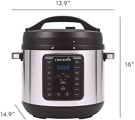 Crock-Pot 8 Quart Express Crock Multi-Use Pressure Cooker v3005