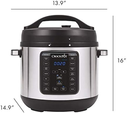 Crock-Pot 8 Quart Express Crock Multi-Use Pressure Cooker v3005