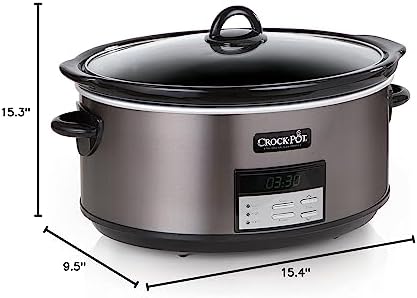 Crock-Pot 8 Quart Programmable Slow Cooker with Auto Warm v3028