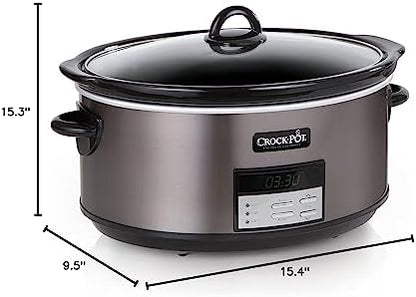 Crock-Pot 8 Quart Programmable Slow Cooker with Auto Warm v3028