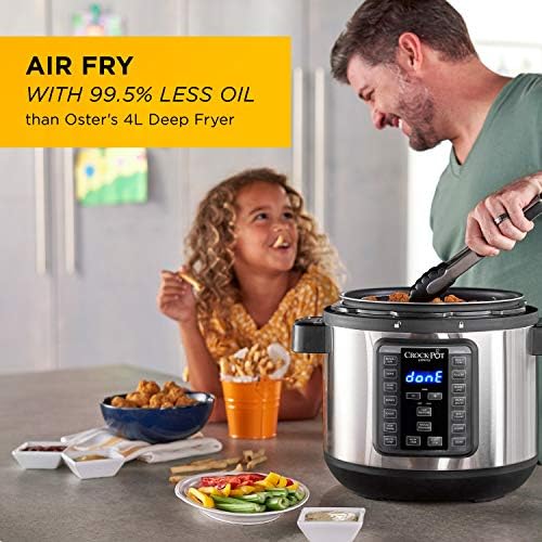 Crock-Pot Express Crisp 8 Quart 10-in-1 Pressure Cooker v3006