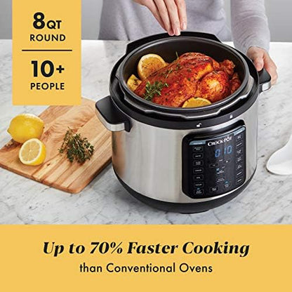 Crock-Pot 8 Quart Express Crock Multi-Use Pressure Cooker v3005
