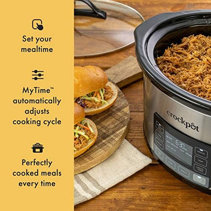 Crock-Pot MyTime 6 Quart Programmable Slow Cooker v3008