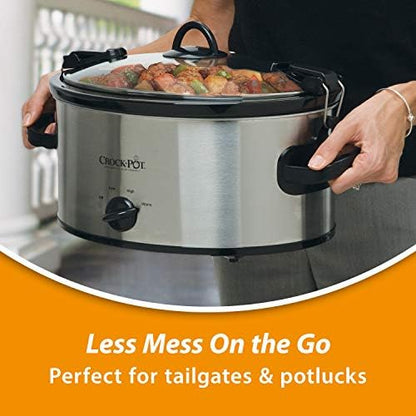 Crock-Pot Cook & Carry 6 Quart Portable Slow Cooker v3007 v3x5