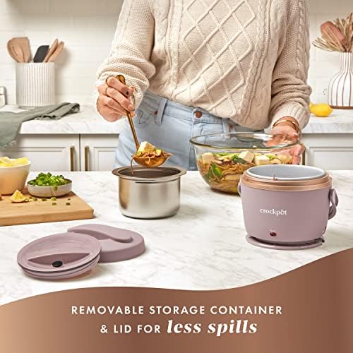 Crock-Pot Electric Lunch Box Food Warmer 20oz – Blush Pink v3018