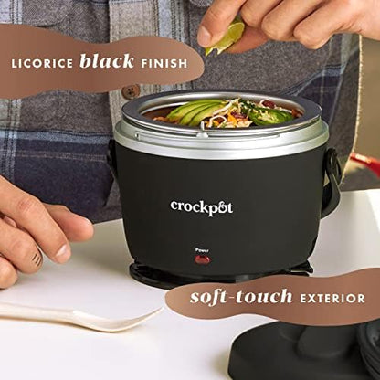 Crock-Pot Electric Lunch Box Food Warmer 20oz – Black v3026 v3x1