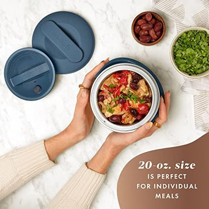 Crock-Pot Electric Lunch Box Food Warmer 20oz – Faded Blue v3022 v3x8