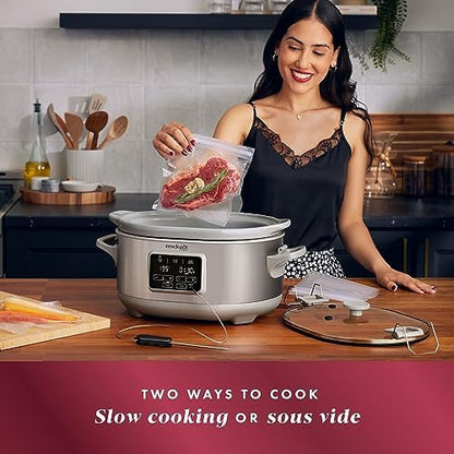 Crock-Pot 7 Quart Programmable Cook & Carry Slow Cooker v3019
