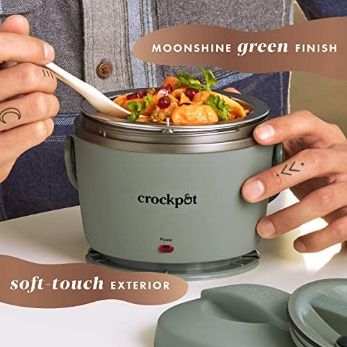 Crock-Pot Portable Electric Lunch Box Food Warmer – Green v3021