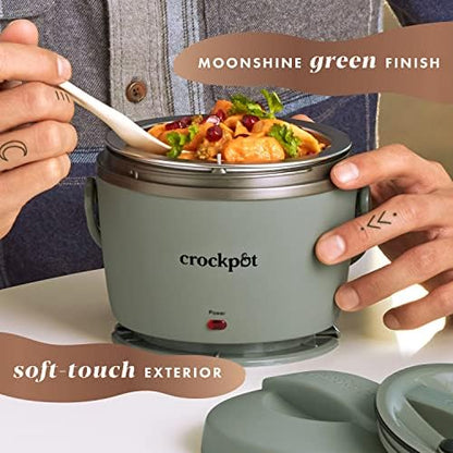 Crock-Pot Portable Electric Lunch Box Food Warmer – Green v3021