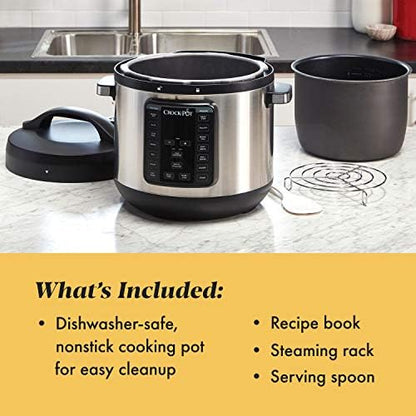 Crock-Pot 8 Quart Express Crock Multi-Use Pressure Cooker v3005