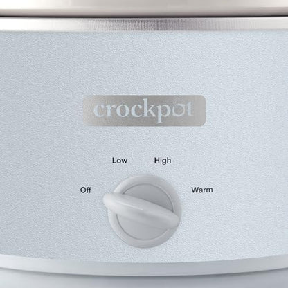 Crock-Pot 4.5 Quart Manual Slow Cooker – Macaroon Blue v3017
