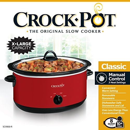 Crock-Pot Express Crock 8 Quart Programmable Slow Cooker v3013 v3x9
