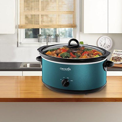 Crock-Pot 7 Quart Manual Slow Cooker – Turquoise v3025
