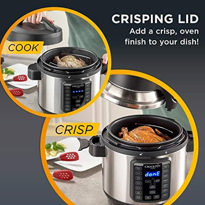Crock-Pot Express Crisp 8 Quart 10-in-1 Pressure Cooker v3006