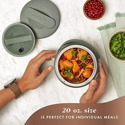 Crock-Pot Portable Electric Lunch Box Food Warmer – Green v3021