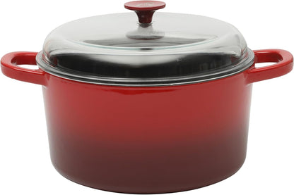 Crock-Pot 3 Quart Enameled Cast Iron Dutch Oven – Aqua v3002