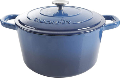 Crock-Pot 3 Quart Enameled Cast Iron Dutch Oven – Aqua v3002