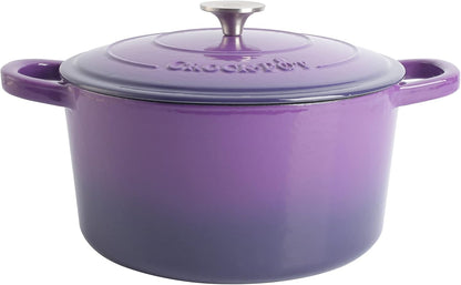 Crock-Pot 3 Quart Enameled Cast Iron Dutch Oven – Aqua v3002
