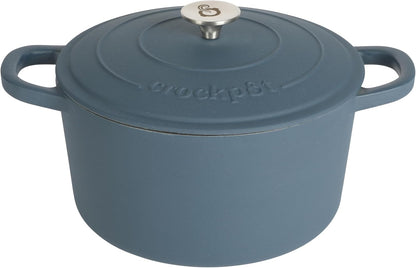 Crock-Pot 3 Quart Enameled Cast Iron Dutch Oven – Aqua v3002