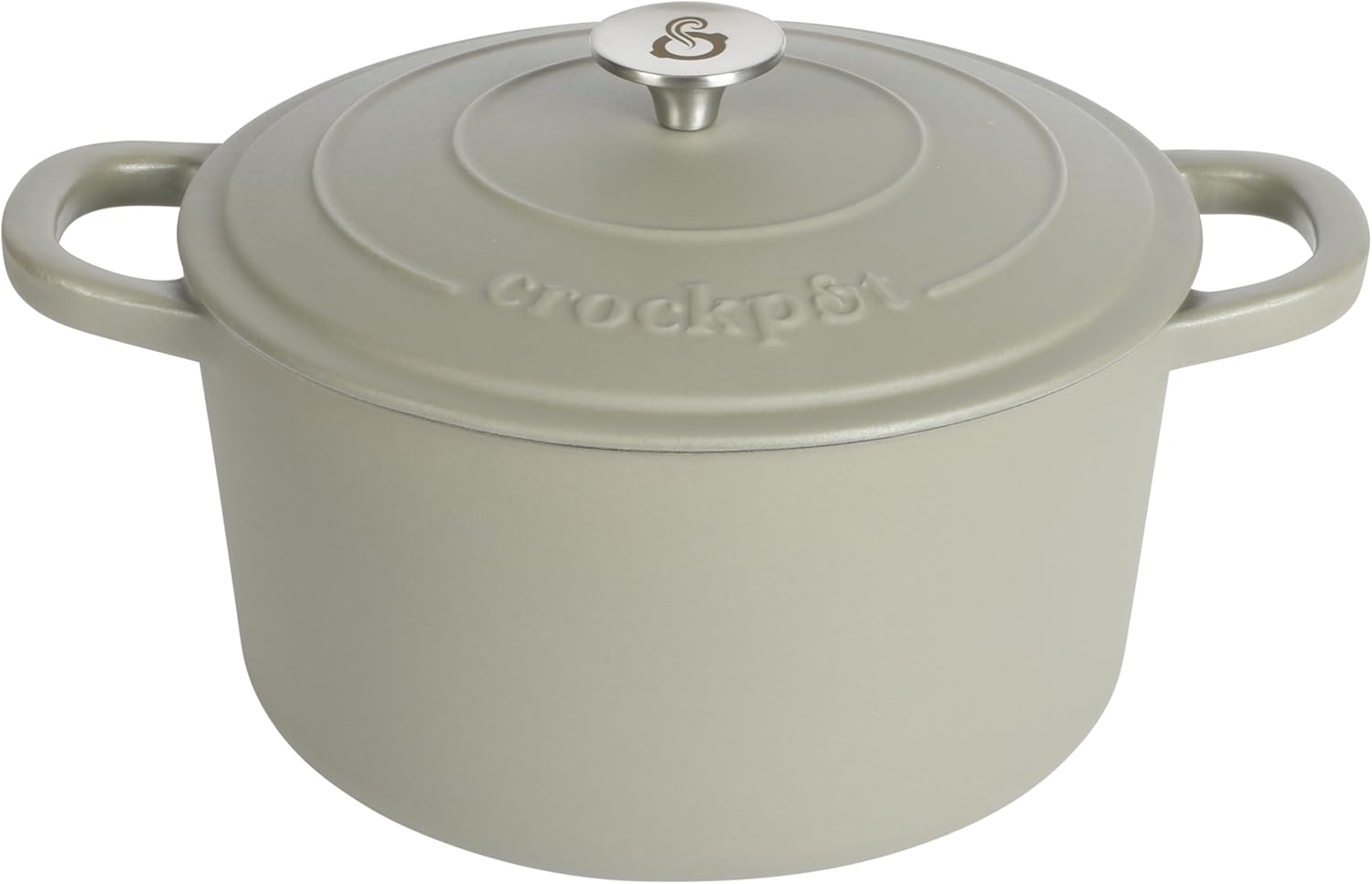 Crock-Pot 3 Quart Enameled Cast Iron Dutch Oven – Aqua v3002