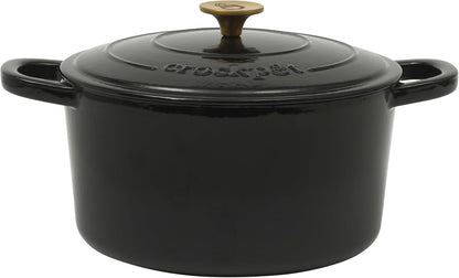Crock-Pot 3 Quart Enameled Cast Iron Dutch Oven – Aqua v3002