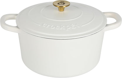 Crock-Pot 3 Quart Enameled Cast Iron Dutch Oven – Aqua v3002