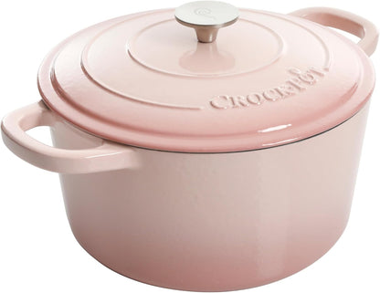 Crock-Pot 3 Quart Enameled Cast Iron Dutch Oven – Aqua v3002