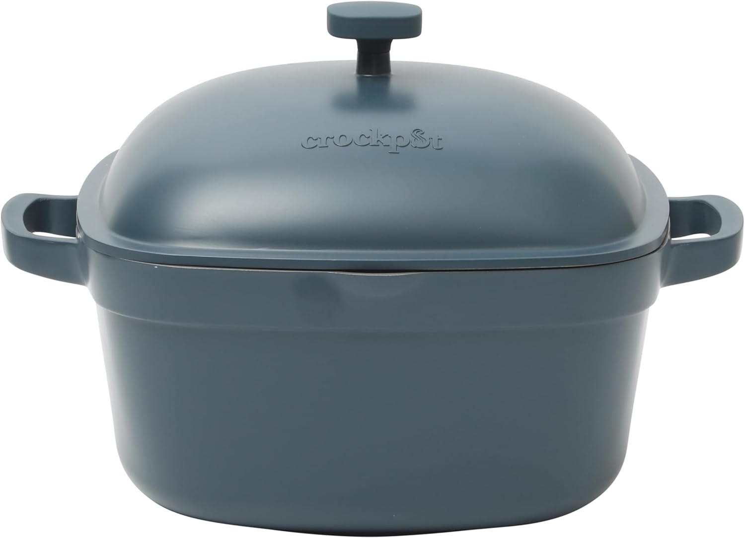 Crock-Pot 3 Quart Enameled Cast Iron Dutch Oven – Aqua v3002